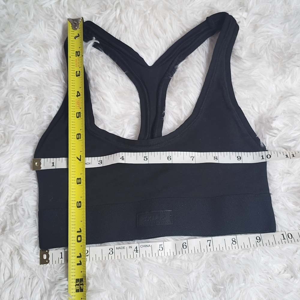 SKIMS COTTON JERSEY RACERBACK BRA/ XXS/ SOOT/ NWT - Picture 10 of 10